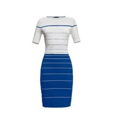 Regatta Striped Bodycon Dress