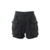 Cargo Silk Shorts - Black