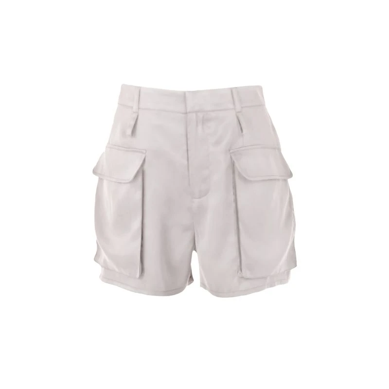 Cargo Silk Shorts Beige Sand - Neutrals 1 Cargo Silk Shorts Beige Sand - Neutrals