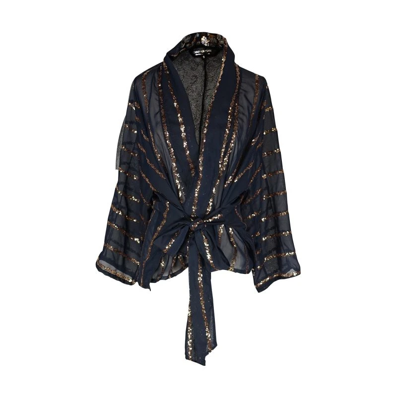 Night Shine Sequin Dolman Wrap Kimono Top 1 Night Shine Sequin Dolman Wrap Kimono Top