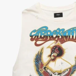 Other Aerosmith - Live In Concert - Vintage Band Tank - White Blonde -Transcend Sales aerosmith live in concert vintage womens tank white e79f49c3770284210c8a4302774dd45f