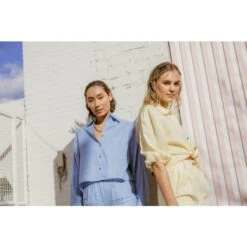 Vera Linen Lounge Short - Lemon Cream 5 Vera Linen Lounge Short - Lemon Cream -Transcend Sales aflzu3nzeracf1qqrmab