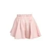 High Waist Linen Flowy Shorts In Pink