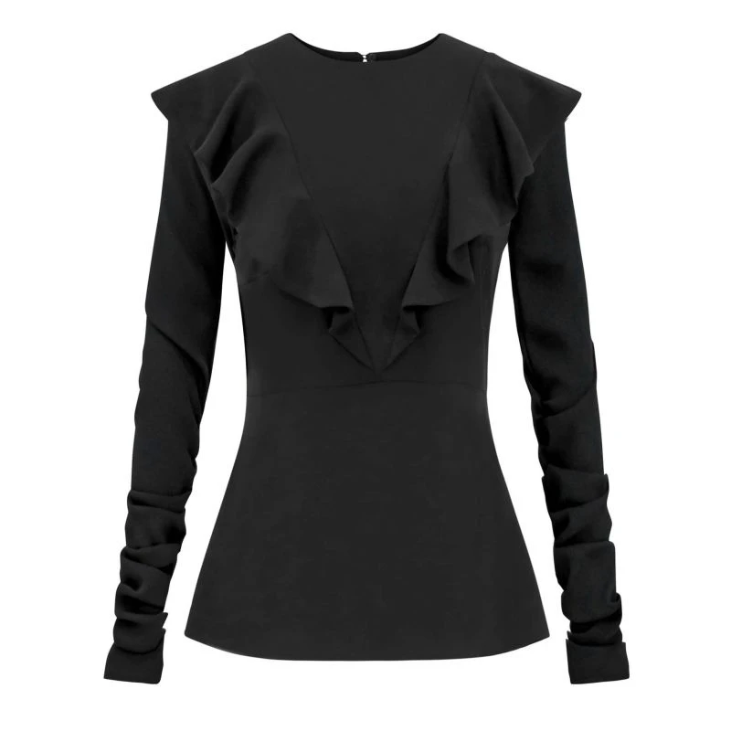 Back On Track Blouse With Ruffles 1 Back On Track Blouse With Ruffles