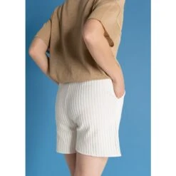 Terra Ribbed Shorts White 10 Terra Ribbed Shorts White -Transcend Sales bqu53dmwginobidzo2sw