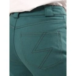 Rogue Organic Cotton Summer Jeans In Dark Green -Transcend Sales bxlf7yutnhoimp0k1uow