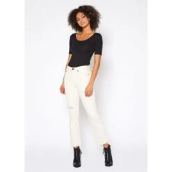 Farrah Kick Flare Jeans In Bone -Transcend Sales c4ezwhgnmqdaqzkkhkwa