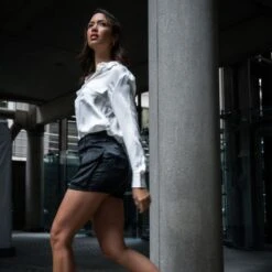 Cargo Silk Shorts - Black 11 Cargo Silk Shorts - Black -Transcend Sales cargo silk shorts black e74d58adb22296e75bf17c3b1c7c0502