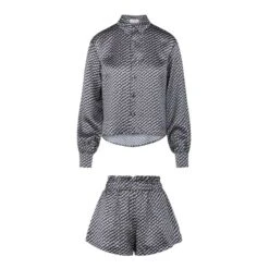 Black Reptile 100% Silk Shorts -Transcend Sales cd8m2zat3yfvyjj5cq5h