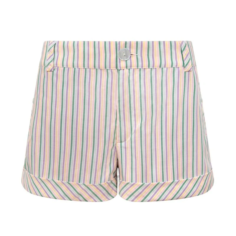 Classic Summer Shorts In Colourful Stripes 1 Classic Summer Shorts In Colourful Stripes