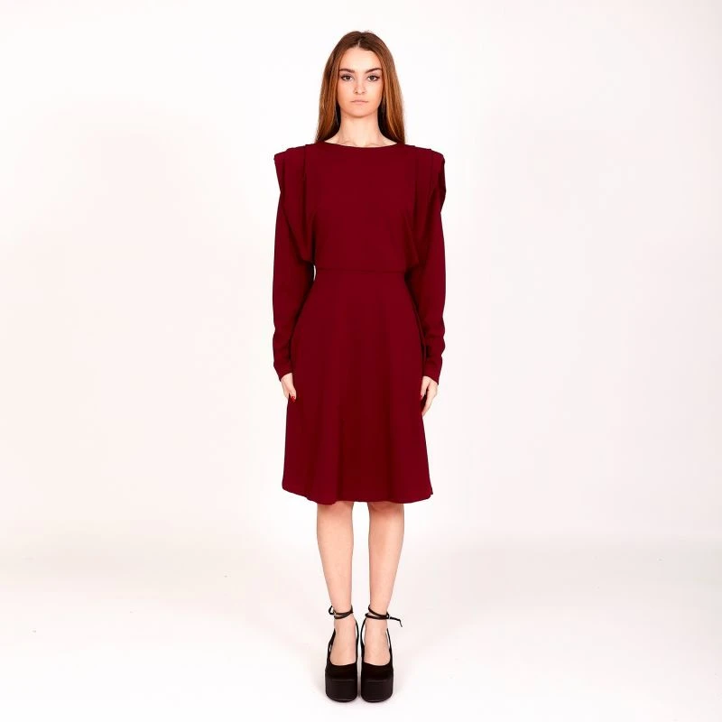 Arme Dress-Dark Red 2 Arme Dress-Dark Red - Image 2