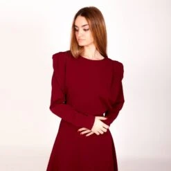 Arme Dress-Dark Red 7 Arme Dress-Dark Red -Transcend Sales cora dress 46b6b9817572ead779305245b3ff10b0
