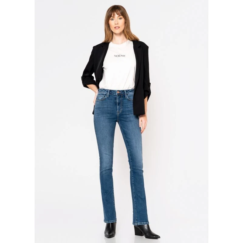 Cora Mid Rise Skinny Boot Jeans In Auburn 7 Cora Mid Rise Skinny Boot Jeans In Auburn - Image 7