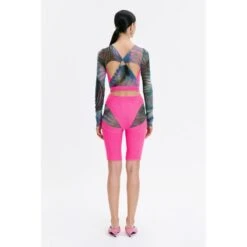 Shorts Bike Erratic - Pink -Transcend Sales croptop erratic pink c44c30739acf46a77fb5f567ef4ddf59