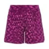 Velvet Shorts Berry