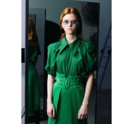 Designer Green Blouse -Transcend Sales designer green blouse c7b5815ca786e191cb490e9770a27a2e