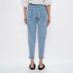 California - Sustainable Barrel Jeans - Sky Blue -Transcend Sales dfikcfeekwouqhfpkjhr