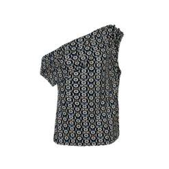 Draped Off-Shoulder Top In Daisy Print -Transcend Sales draped off shoulder top in daisy print 3b6c31a5472ddf8d43d703a5f780b365