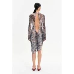 Dress Manipulative Midi Open Back - Brown -Transcend Sales dress manipulative midi open back brown d68e2a94782a49ea7904d0625c52f8cc