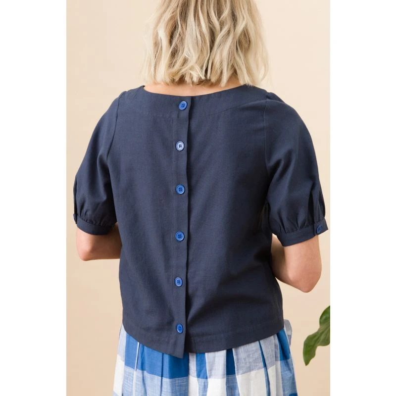 Ava Navy Top 10 Ava Navy Top - Image 10