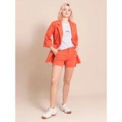 Classic Summer Shorts In Orange 6 Classic Summer Shorts In Orange -Transcend Sales etamujcbwzdqkpwarxcw