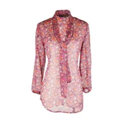 Cardamom Blossom Tie Front Top