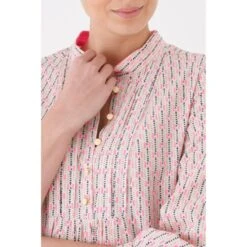 Delphine Top Fluro Pink And Khaki Print 7 Delphine Top Fluro Pink And Khaki Print -Transcend Sales ezwzcrdleut8iewfegzb