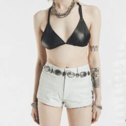 Other Womens Leather Shorts Shorts - Pearl -Transcend Sales f38kq4exllnxmhmsvobd