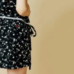 Floral Print Shorts With Drawstring Waist -Transcend Sales floral print shorts with drawstring waist b4da82fdef82cbdf1a1d795aca224d03