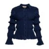Frills Shirt - Blue