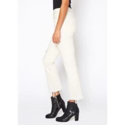 Farrah Kick Flare Jeans In Bone -Transcend Sales fvblqmmlvxg5d4fyxuvp