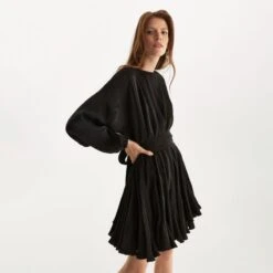 Asymmetric Pure-Silk Mini Dress -Transcend Sales ginfkfffd3nzifqhbqd4
