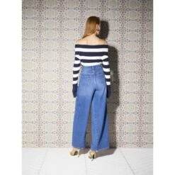 Wide Leg Jeans Indigo -Transcend Sales gkjwycalmz3ythhardbn