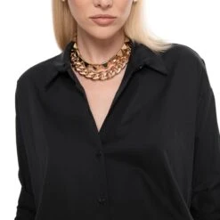 Oversized Poplin Black Shirt 11 Oversized Poplin Black Shirt -Transcend Sales gnj593gvl3px8ms8lcxr