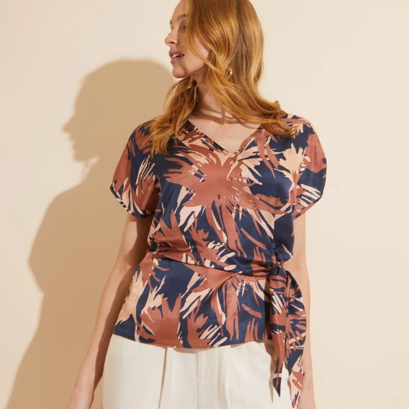 Hooray Henry Printed Silk Viscose Top 4 Hooray Henry Printed Silk Viscose Top - Image 4