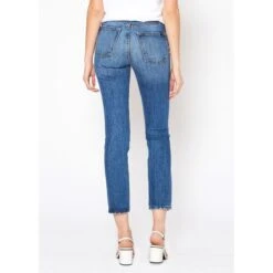 Classic Slim Straight Taper Jeans In Beach -Transcend Sales hbha3bilj49iy3dcqcgz