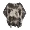 Cashmere Capelet Top - Storm Tie Dye
