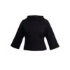 Hera Funnel Neck Dropped Shoulder Vintage Style Top
