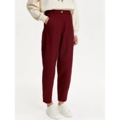 Burgundy High Waisted Boyfriend Jeans -Transcend Sales high waisted boyfriend jeans 6c5129287531b65a60a379ef85af7fed