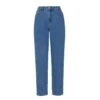 Blue High-Waisted Mom Jeans