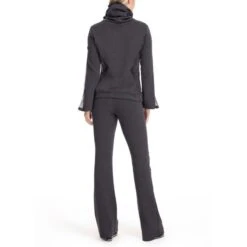 Hood Collar Boucle Blouse Grigio Piu Scuro -Transcend Sales hood collar boucle blouse grigio piu scuro 2d528030de78fb3de80ef2f0270e51ac