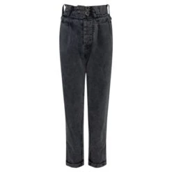 The Perry Long Pants Stone Washed Black
