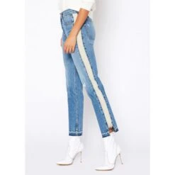Claude High Rise Straight Crop Jeans In Route -Transcend Sales hsxet1bqhrz1mjkvvq8g