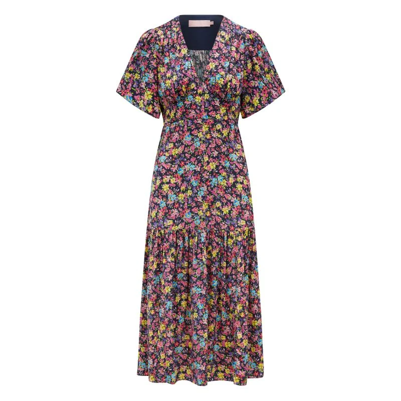 Imelda Dress Navy Ditsy Floral 1 Imelda Dress Navy Ditsy Floral