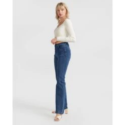 Impossible Highs Bootleg Jean - Dark Blue 9 Impossible Highs Bootleg Jean - Dark Blue -Transcend Sales impossible highs bootleg jean dark wash 28dace952e6dca02170f7e6a8c248fba