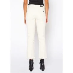 Farrah Kick Flare Jeans In Bone -Transcend Sales injiy9boyjbpd5gpuiuj