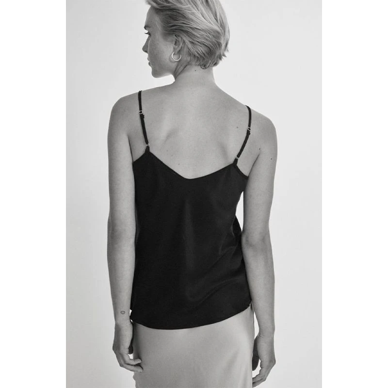 Bias Cut Cami - Black 3 Bias Cut Cami - Black - Image 3