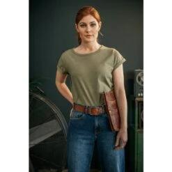 Damsons Rock T-Shirt Army Green -Transcend Sales issy4jdbhxfuwtqihf7t