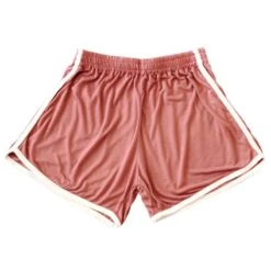 Girl Seaside Runner Bamboo Shorts, In Desert Rose