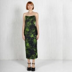 Jacquard Printed Crop Top-Lime Punch 7 Jacquard Printed Crop Top-Lime Punch -Transcend Sales jacquard printed crop top lime punch aca82d6b7501718dcf6c5de46fa7e97c